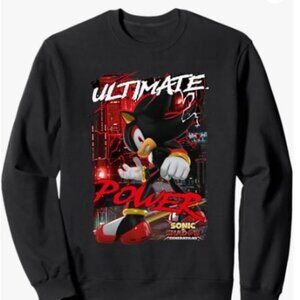 Sonic X Shadow Generations - Ultimate Power - New Small Black Sweatshirt